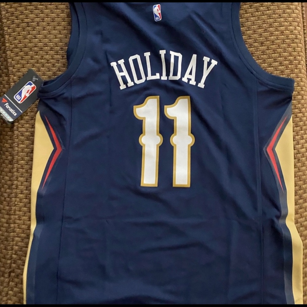 Nike Jrue Holiday Pelicans Navy Size Youth Medium